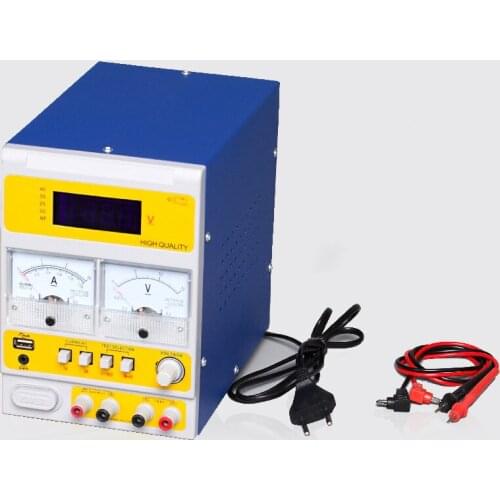 1503TA mobile phone maintenance power 2-5A adjustable DC voltage regulator power ammeter YOUYUE 1503TA 220V
