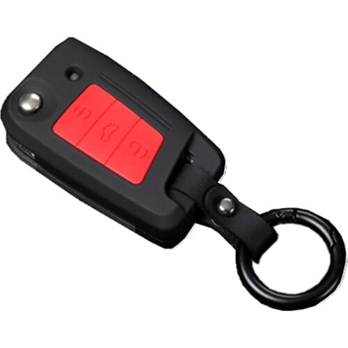 Car Remote Folding Key Cover Case Holder Protect Keychain Keyring for Volkswagen PASSAT TIGUAN L Road TOURAN L LAMANDO GOLF 7 B