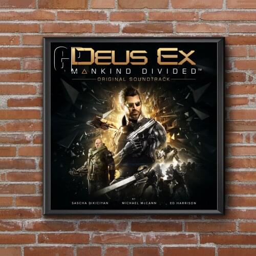 Deus Ex Mankind Divided Video Game Poster Wall Painting Home Decoration ( No Frame )