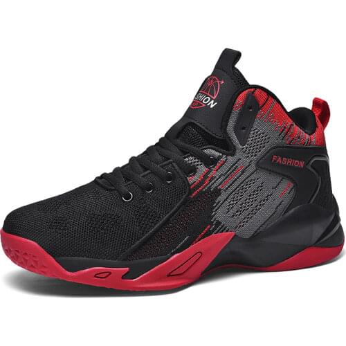 2021 mans basketball shoes non-slip basket homme athletic boys shoes comfortable breathable sneakers large size 36-48