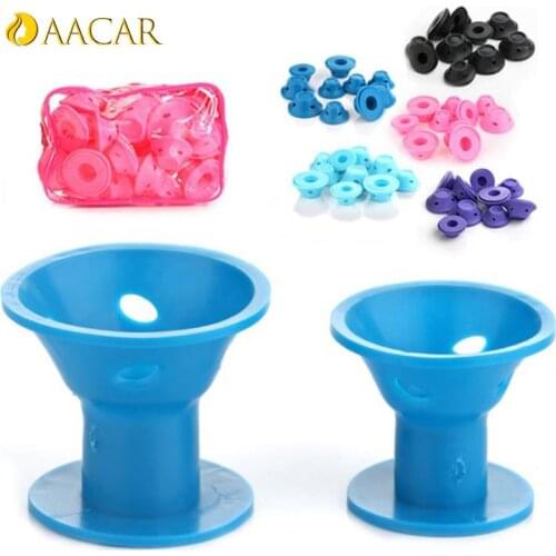 No Heat Roller Hair Care Rollers Soft Rubber Silicone Hair Curler Hair Styling DIY Tool For Curler Sleeping