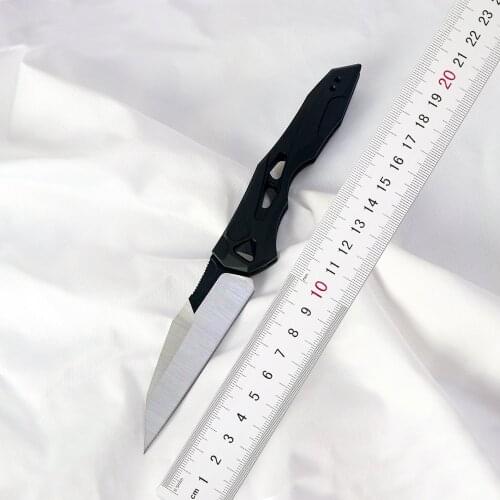 OEM New 7650 Folding Knife CPM-154 Blade Aviation Aluminum Handle Outdoor Camping Hunting Survival Knives EDC Kitchen Knife Tool
