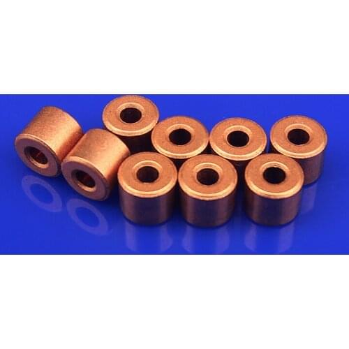 10Pcs 3mm Inner Diameter Tiny Brass Oil Bearing Base Small Sleeve nut 5mm-8mm Outside Diameter