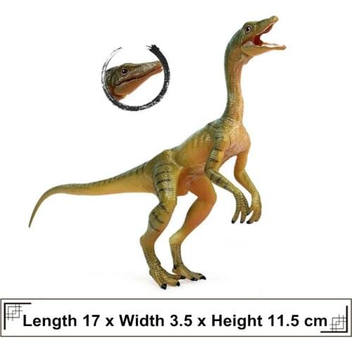 6.7" Compsognathus Figure 1/5 Dinosaur Decor Animal Model Collector Educational Toys Decoration Kid Birthday Gift