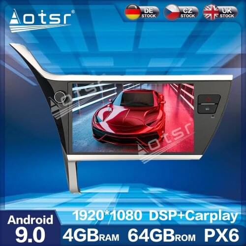 11.8" MAX-PAD Android 9.0 64GB Car HD Multimedia player For Toyota Corolla LEVIN Car GPS Navigation Streaming night vision Radio