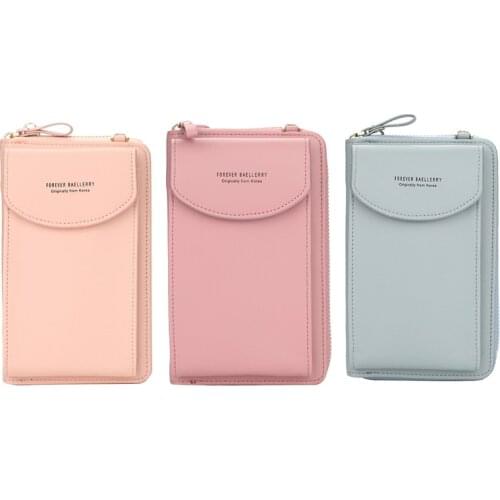 Baellerry Women Wallet Brand Cell Phone Wallet Wallet Handbag Purse Clutch Messenger Shoulder Straps Bag