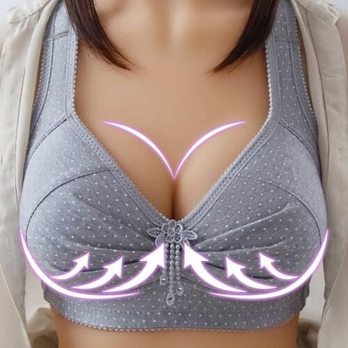 Women Bra Beathable Soft Bras Plus Size Wirefree Female Underwear Push Up Tops Sexy Lingerie Girls Brassiere Printed Bralette