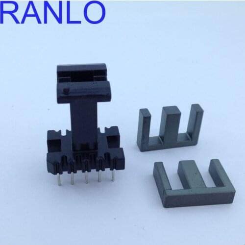 EEL19/13.5/5 vertical 5+5 transformer bobbin frame PC40 soft magnet ferrite core