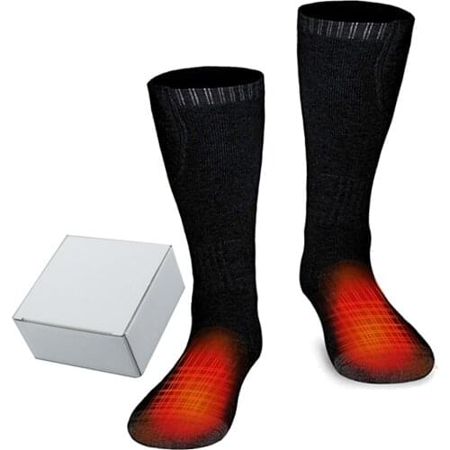 Electric Socks Battery Heated Winter Men Women Cotton Camping Fishing Cycling Motorcycle Skiing Warm Cotton Socks Accessories