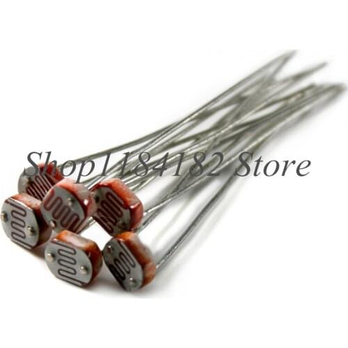 200PCS LDR Photo Light Sensitive Resistor Photoelectric Photoresistor 5528 GL5528 5537 5506 5516 5539 5549 switch