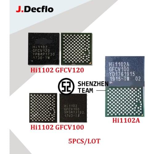 JDecflo 5Pcs/Lot WiFi IC Hi1102 GFCV100 GFCV120 Hi1102A For HUAWEI HONOR 5X 8X 8 9 LITE X6 NOVA3 WIFI-IC Module Replacement Part