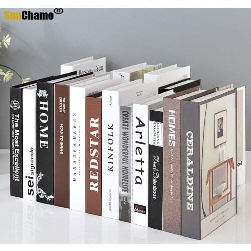 Contracted Nordic Style Fake Book Model Simulation Book Decoration Props Creative Living Room Bookcase Decoration Home Decor