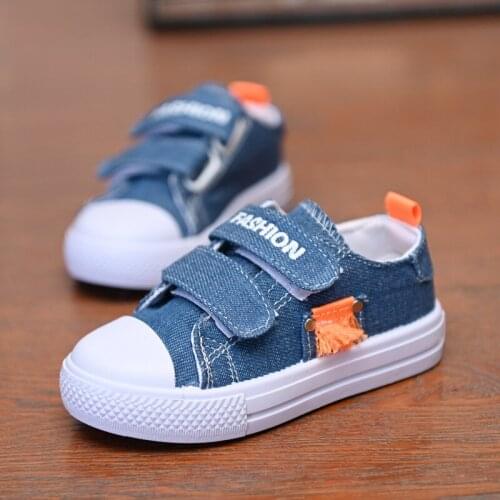 Children Canvas Shoes Cowboy Boys Girls Fashion Sneakers Spring Autumn New Kids Casual Trainer Shoes For Boy Walking Espadrilles