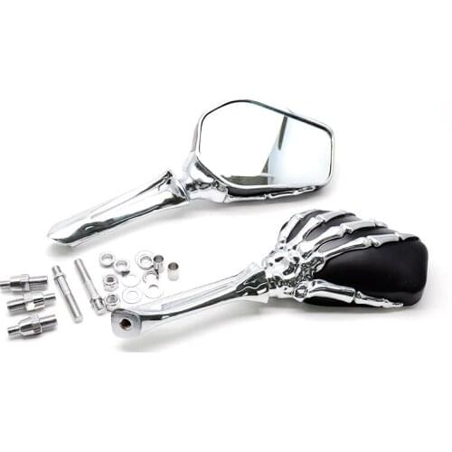 Motorcycle Side Rearview Mirrors Motor Accessoires Monster For Kawasaki Honda Suzuki YAMAHA Harley Cruiser Bikes