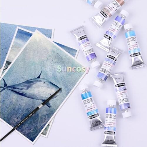 Schmincke 2021 Glacier Water Color Set,single Master Tubular Watercolor Tube 5ml 15ml Precipitation Bright Color Pastel Delicate