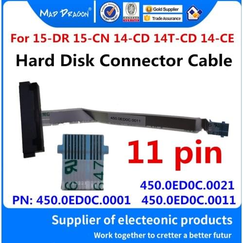 NEW Hard Disk Connector Cable SSD HDD Cable For HP 15-DR 15-CN 14-CD 14T-CD 14-CE 450.0ED0C.0001 450.0ED0C.0011 450.0ED0C.0021