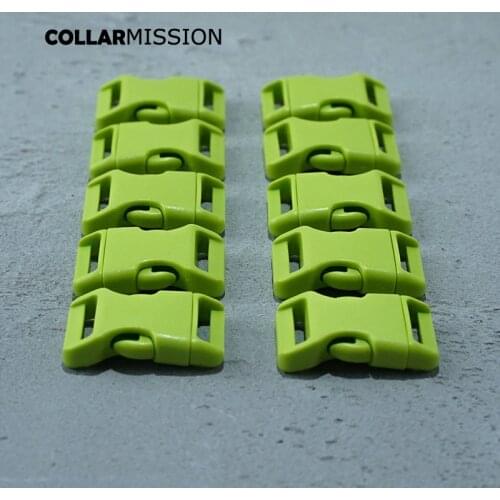 Retailing plastic adjustable buckle for dog collar harness backpack strap webbing bag accessories 20mm light green CK20SJ08