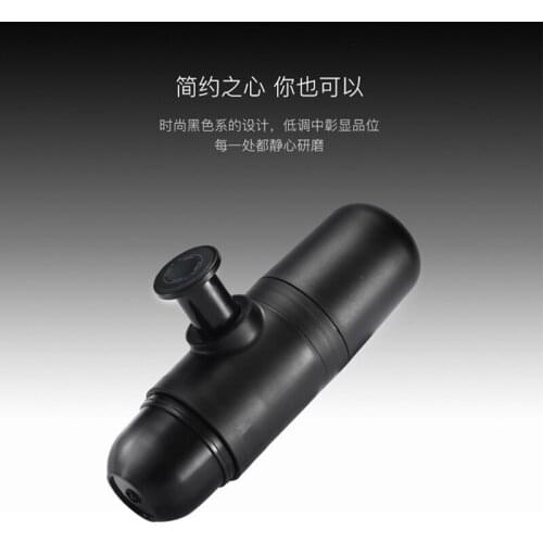 Manual Portable Espresso Machine Outdoor Coffee Maker Push Coffee Cup for Car Coffee MachineTravel Hiking Moka Coffee Pot 140ml