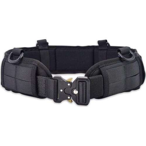 ActionUnion Tactical Belt Set Molle Airsoft Adjustable Combat Battle Belts Quick Release Military Paintball Hunting Outdoor CS