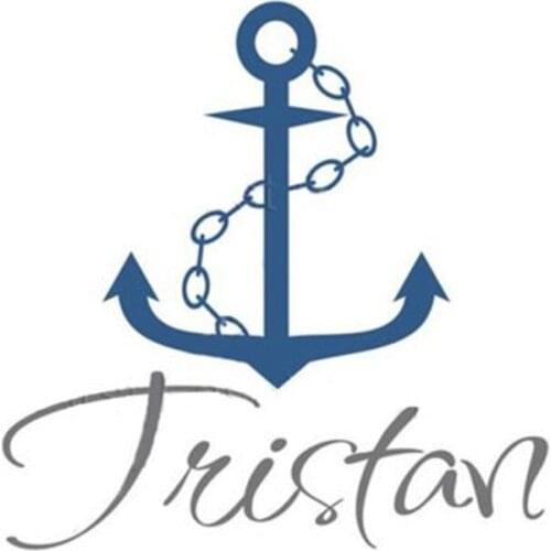 Anchor Boat Custom Personalised Name Wall Decal Sticker Nursery Bedroom boys DIY Gift Vinyl Wall Stickers For Kids Room D655