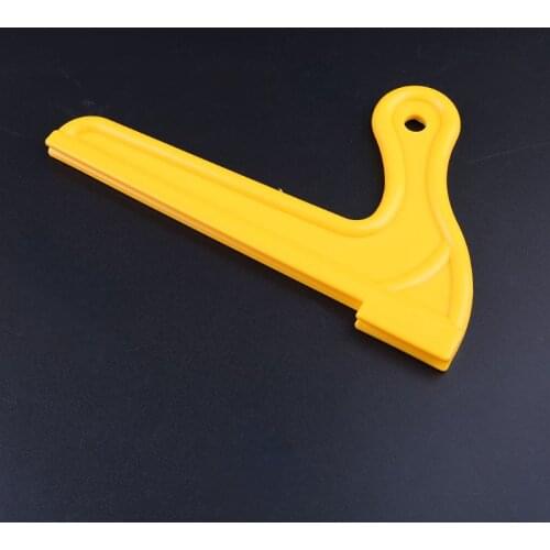 Yellow Safety Hand Protection Sawdust Wood Saw Push Stick for Woodworking Tools QXNB