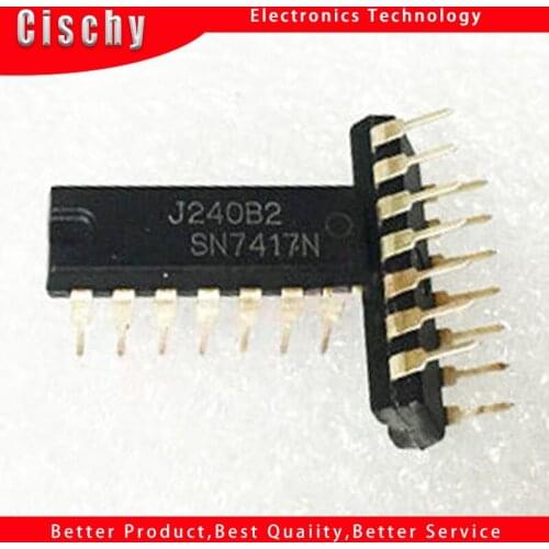 1pcs/lot SN7417N SN7417 7417 DIP-14