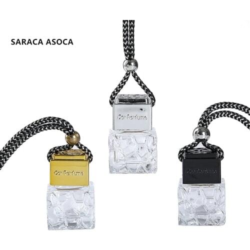 10ML Car Accessories Perfume Bottle charms Gold-plated perfume bottle gold and silver color optional Small gift Plug 30pcs/lot