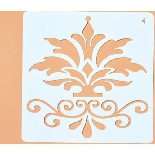 13*13 Vintage Layering Stencils graffiti hand copied board hollowed out photo album graphic spray painting tool