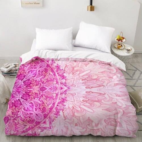 3D Duvet cover Quilt/Blanket/Comfortable Case Luxury Bedding 135 140x200 150x200 220x240 200x220 for Home Nordic mandala Stamen