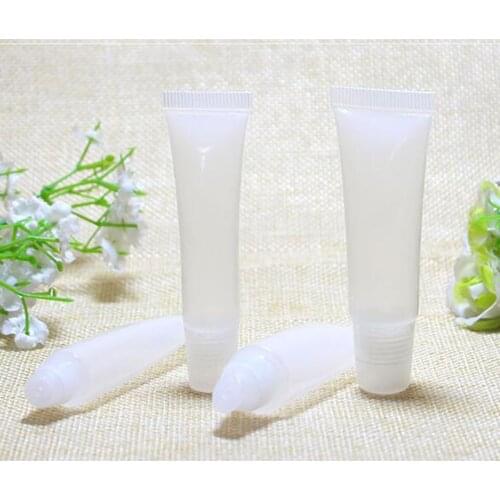 40pcs Clear Plastic Lip Gloss Tubes Travel Portable Lip Oil Bottles