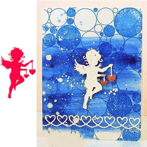 Angel Cupid Metal Cutting Dies for Scrapbooking Paper Craft Embossing Die Card Making Stencils New 2019 Valentine