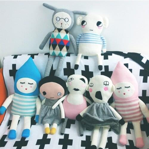 Baby Lucky Boy Sunday Fancy Nulle Bon Blue Rose Stuffed Toy Minion Christmas Gift denmark dolls Toys for Children Kids New