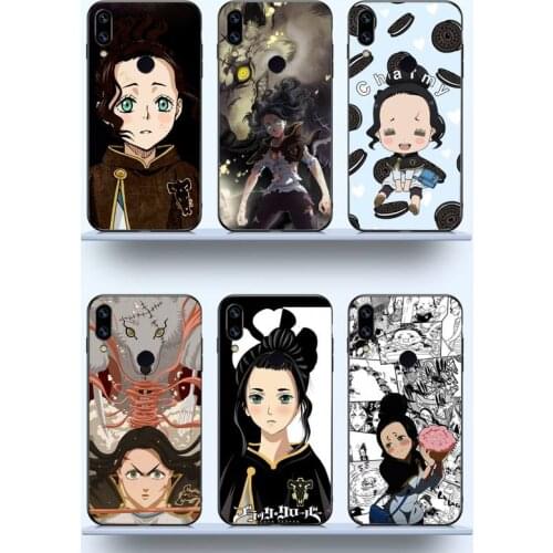 Charmy black clover anime Phone Case For Xiaomi Redmi note 7 8 9 t max3 s 10 pro lite funda shell coque cover