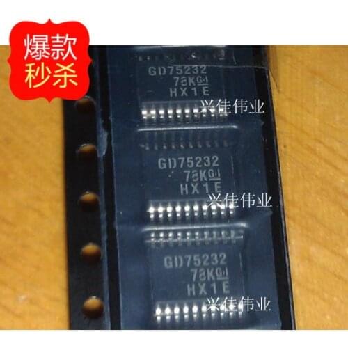 10PCS New original authentic GD75232 GD75232PWRG4 TSSOP20 USB transfer 232 chip