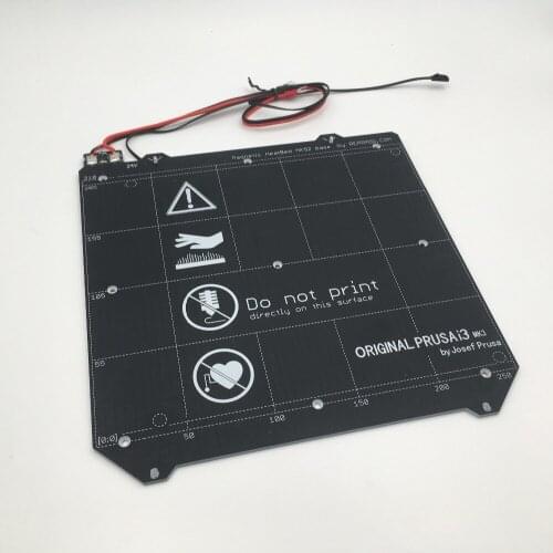 Cloned Prusa i3 MK3 3d printer heated bed Magnetic MK52 Heatbed 24V assembly
