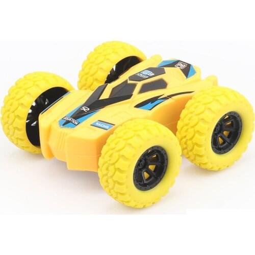 Children Inertia Double-sided Dump Truck Resistant Falling 360 Tumbling Spinning Toy Car Turned To Kid Gift Toys