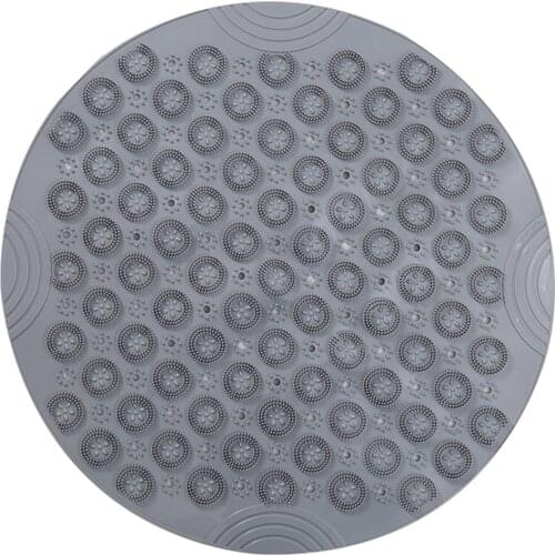 55cm Bath Mat Anti Slip Massage Pad Bathroom Shower Mat PVC Silicone 31cm Lazy Wash Foot Cushion Brush Dead Skin Suction Cups