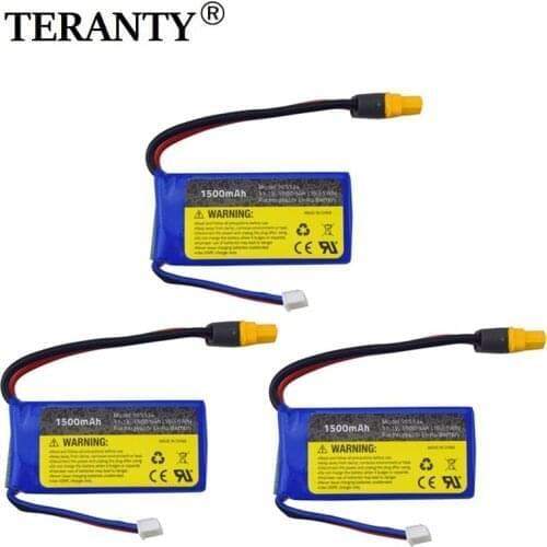 11.1v 1500mah Lithium Battery For Udirc Udi010 Brushless Motor High-speed Rc Boat, Xt60 Interface Rechargeable Li-po Battery