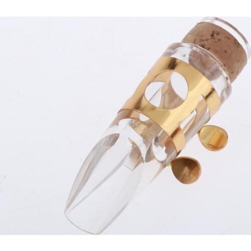 Lovoski 1 Set Quality Crystal Clarinet Mouthpiece Bb Clarinet Mouthpiece
