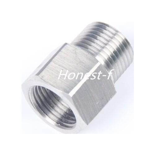 LTWFITTING Bar Production Stainless Steel 316 Pipe Fitting 3/8" Female x 3/8" Male NPT Adapter Air Fuel Water