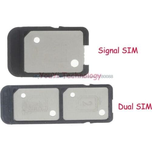 OEM Dual Single SIM Card Card Tray Slot for Sony Xperia C5 Ultra E5553 E5506 SIM Card Adapter Reader Replacement Part