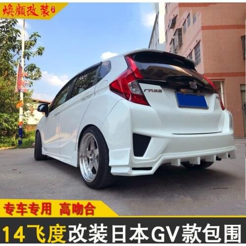 Suitable for New 14-16 Small Package Gk5 Japanese Gv 14 Fit Modified Surround Front Side Skirt and Rear Lip