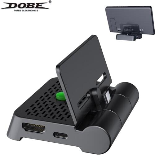 Portable Dock For Nintend Switch Type-C Adapter Converter Dock HDMI Adjustable Stand Video USB 3.0 Port Compact Charging Station