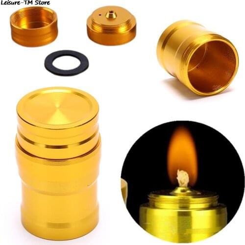 Portable Metal Mini Alcohol Lamp Lab Equipment Heating Liquid Stoves For Outdoor Survival Camping Hiking Travel Without Alcohol