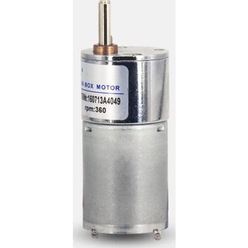 GB25RP DC 12V/24V Geared Motor 360rpm 20/50/60/70/100/200/800RPM Speed 25MM Off-axis Gear Motor