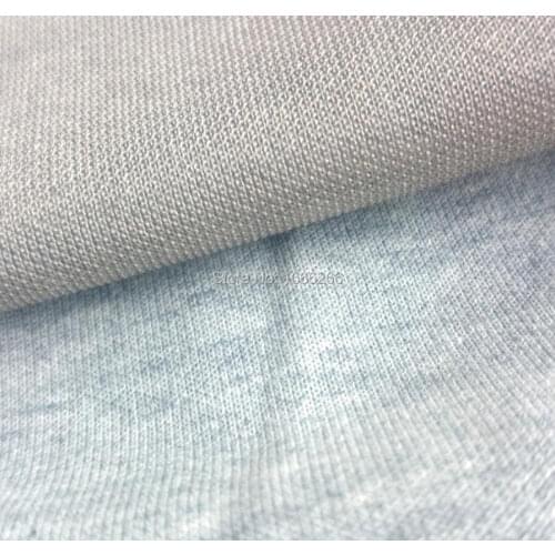 Silver fiber Fabric using for anti-radiation protection clothes T-shirt shield for women