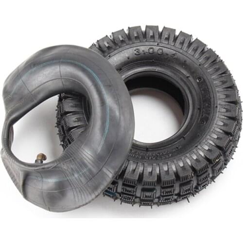 Tires 3.00-4 inner and outer tires for Knobby scooter Go Kart electric scooter road tires