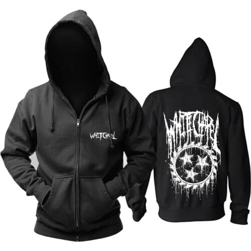 12 kinds Outerwear Whitechapel Cotton Rock Hoodies brand shell jacket Heavy Metal Sweatshirt zipper fleece sudadera tracksuit
