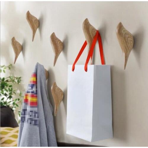 Creative home metope bird adornment animal hook wall act the role ofing bedroom door after hanging clothes hook stereo single ho