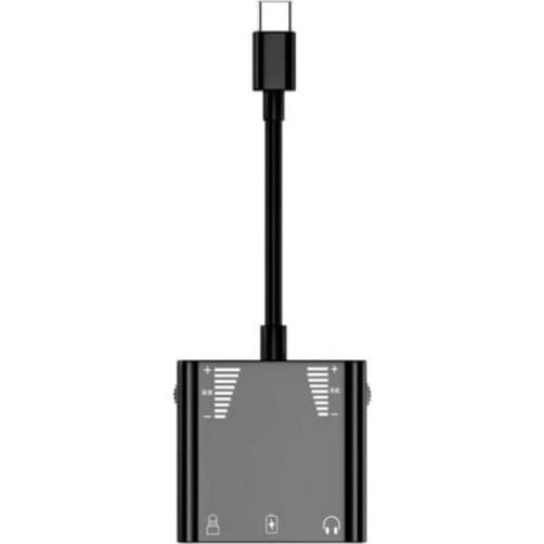 Mobile Charge Live Broadcast 7.1 External Type C USB Sound Card for Phone Air 3.5 mm Audio Jack Headphone Mic Adapter